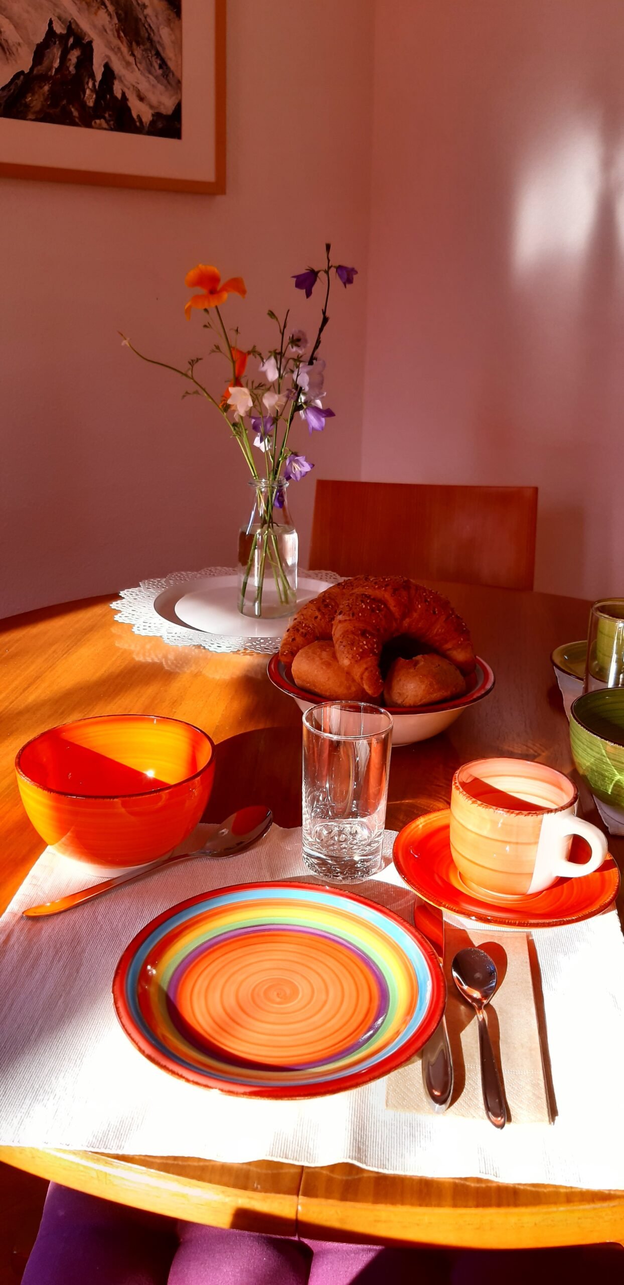 Frühstücksgedeck
