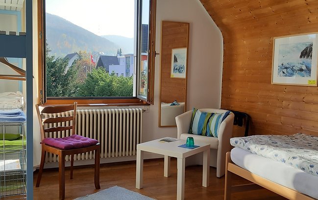 Einzelzimmer Blau im B&B Kalimera